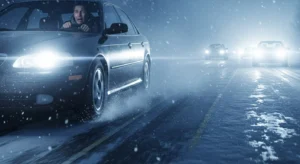 Ice-Related Car Accident